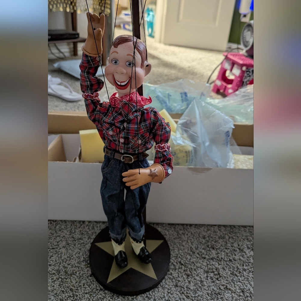 Howdy Doody Danbury Mint Porcelain Marionette Puppet 1997